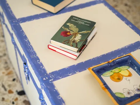 Dettaglio decorativo della sala lettura